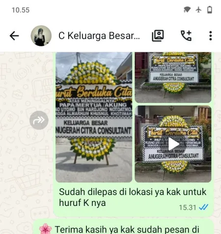 Pengiriman Papan Bunga Duka Soetta Airport