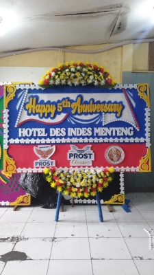 Papan Bunga di Soetta Airport